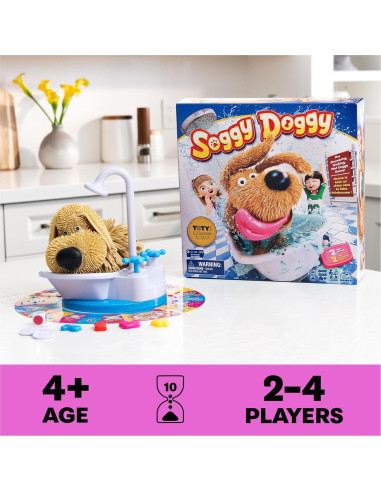 Juego de Mesa Soggy Doggy Spin Master para Niños 4+
