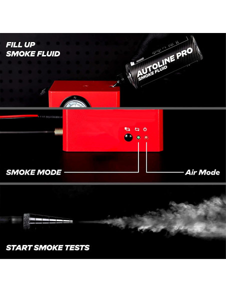 Máquina de Humo AutoLine Pro Modelo 02 para Detección de Fugas Máquina de Humo AutoLine Pro Modelo 02 para Detección de Fugas