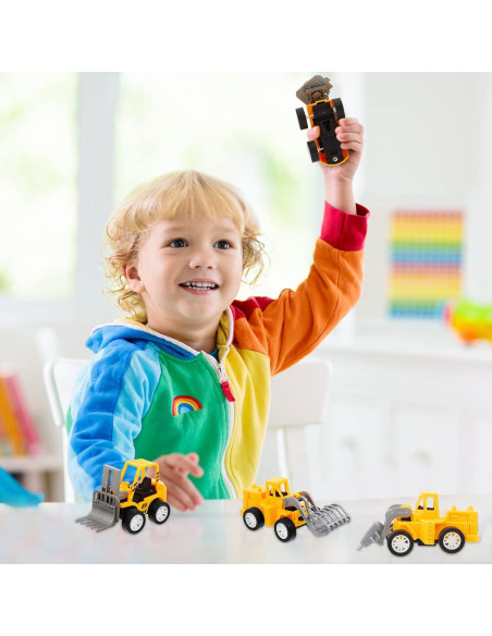 Juguetes de Camiones de Construcción Sosation 36 Pcs Mini Juguetes de Camiones de Construcción Sosation 36 Pcs Mini