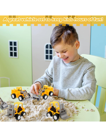 Juguetes de Camiones de Construcción Sosation 36 Pcs Mini Juguetes de Camiones de Construcción Sosation 36 Pcs Mini
