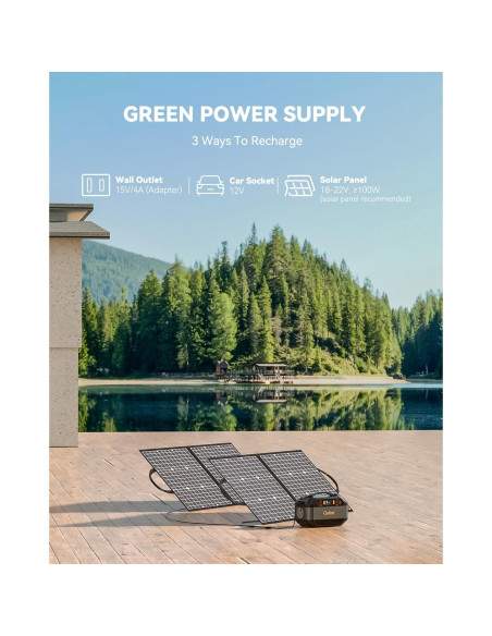 Estación de Energía Portátil GOFORT 330W 299Wh para Camping Estación de Energía Portátil GOFORT 330W 299Wh para Camping