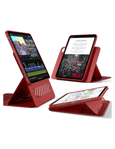Funda Rotativa ESR para iPad Pro 13" (2024) Rojo Funda Rotativa ESR para iPad Pro 13" (2024) Rojo