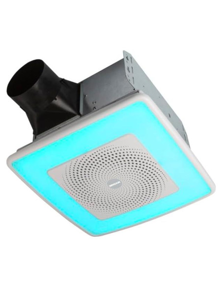 Ventilador de extracción Broan-NuTone SPK110RGBL 110 CFM LED 24 Colores Ventilador de extracción Broan-NuTone SPK110RGBL 110 CFM LED 24 Colores