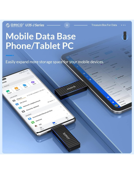 ORICO Unidad Flash USB 3.0 64GB 260MB/s con Llavero ORICO Unidad Flash USB 3.0 64GB 260MB/s con Llavero