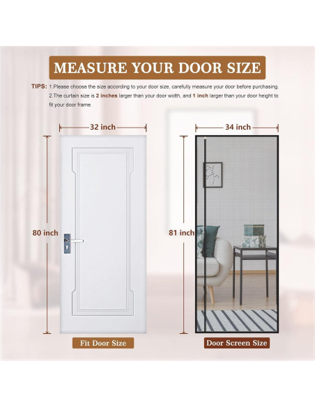 Yotache Puerta Pantalla Magnética 86x205 cm Negra Yotache Puerta Pantalla Magnética 86x205 cm Negra