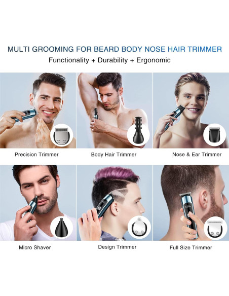 Recortadora de Barba Brightup FK-8788T Inalámbrica IPX7 Recortadora de Barba Brightup FK-8788T Inalámbrica IPX7