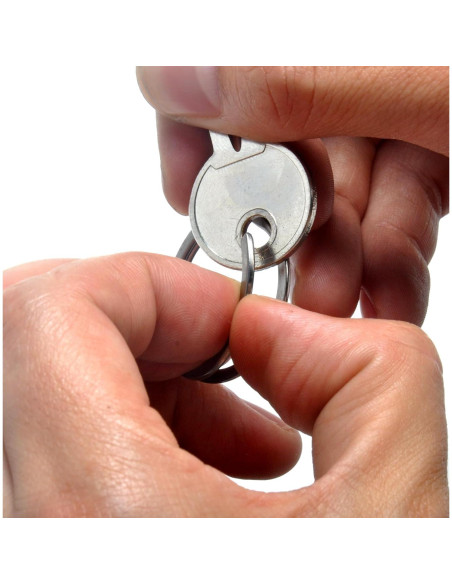 Anillas de Llave BANG TI Titanio 30mm 5 Piezas Gris Anillas de Llave BANG TI Titanio 30mm 5 Piezas Gris