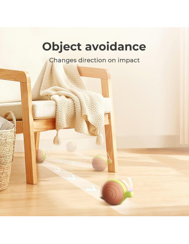 Juguete Interactivo Cheerble Caracol Malvado para Gatos