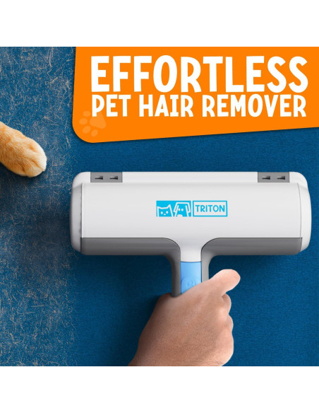 Removedor de Pelo de Mascota Triton - Rodillo Reutilizable Removedor de Pelo de Mascota Triton - Rodillo Reutilizable