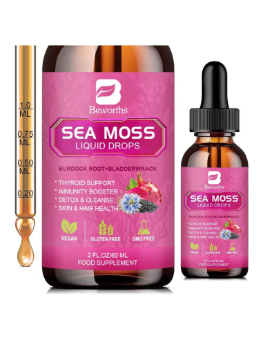 Gotas de Musgo Marino Orgánico B Beworths 59 mL - Salud Digestiva