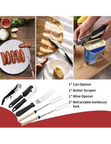Juego de Utensilios de Cocina Freehiker 27 Piezas Camping