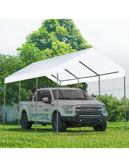 Cubierta de repuesto para carport Genérico 3.66x6.10m blanca Cubierta de repuesto para carport Genérico 3.66x6.10m blanca