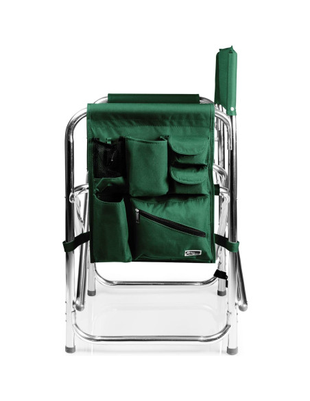 Silla Deportiva Picnic Time con Mesa Lateral - Verde Cazador Silla Deportiva Picnic Time con Mesa Lateral - Verde Cazador