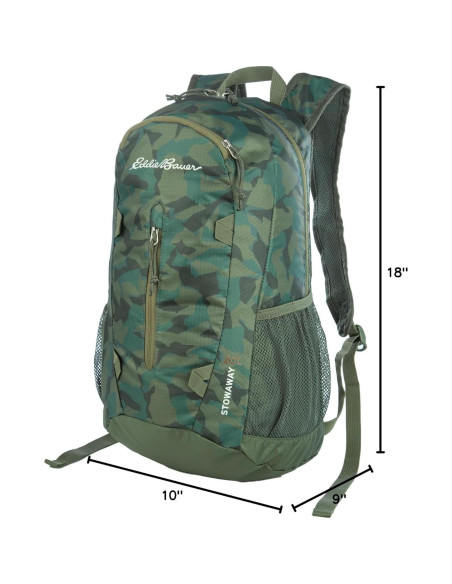 Mochila Plegable Eddie Bauer Stowaway 20L - Poliester Ripstop Mochila Plegable Eddie Bauer Stowaway 20L - Poliester Ripstop
