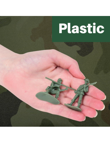 Juego de Soldados Verdes Toy U.S. Toy - 36 Piezas 5 cm
