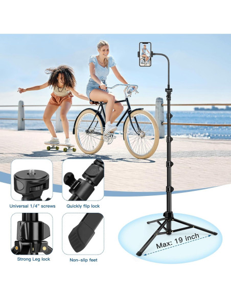 Trípode para Teléfono Victiv 85" (215,9 cm) con Control Remoto Trípode para Teléfono Victiv 85" (215,9 cm) con Control Remoto