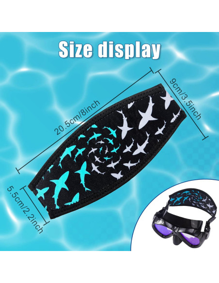 Cubiertas de Neopreno Frienda para Máscara de Buceo 4 Piezas Cubiertas de Neopreno Frienda para Máscara de Buceo 4 Piezas