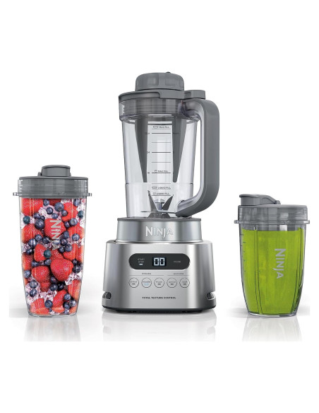Licuadora Ninja SS151 TWISTi 1600W 1L 5 Funciones Platino Licuadora Ninja SS151 TWISTi 1600W 1L 5 Funciones Platino