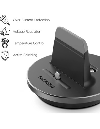 Soporte de Carga Encased USB-C Ajustable para Teléfonos y Tabletas