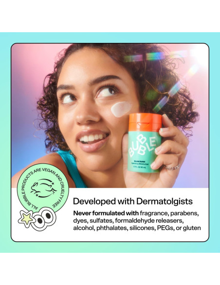 Gel Hidratante Facial Bubble Skincare 50ml para Piel Grasa Gel Hidratante Facial Bubble Skincare 50ml para Piel Grasa