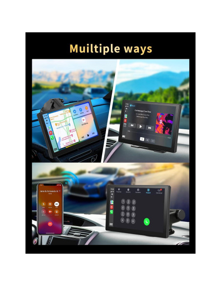 Pantalla Portátil 9" Imagebon CarPlay Android Auto 4K Pantalla Portátil 9" Imagebon CarPlay Android Auto 4K