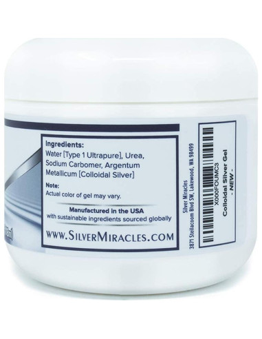 Gel de Plata Coloidal Milagros de Plata 113g Cuidado Piel