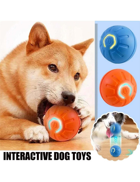 Pelota Temblorosa para Perros Huooerpthuore Azul LED Pelota Temblorosa para Perros Huooerpthuore Azul LED
