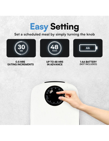 Comedero Automático Pawise para Mascotas 1.5 Tazas