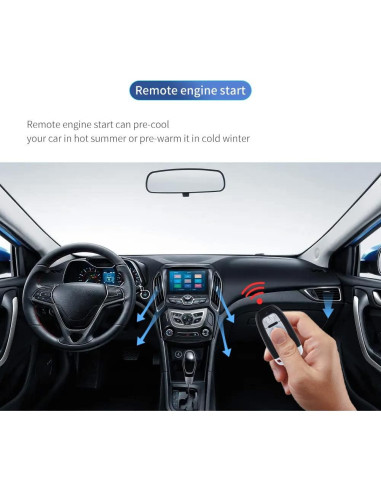 Sistema de Alarma de Coche EASYGUARD EC003N-K-1 PKE Remoto