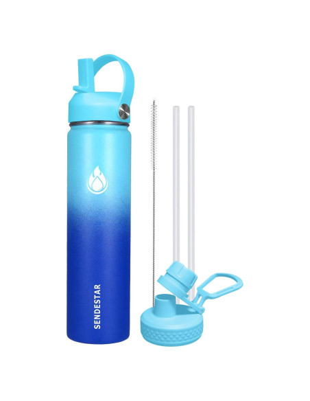 Botella de Agua SENDESTAR 24oz Acero Inoxidable Aislada Botella de Agua SENDESTAR 24oz Acero Inoxidable Aislada