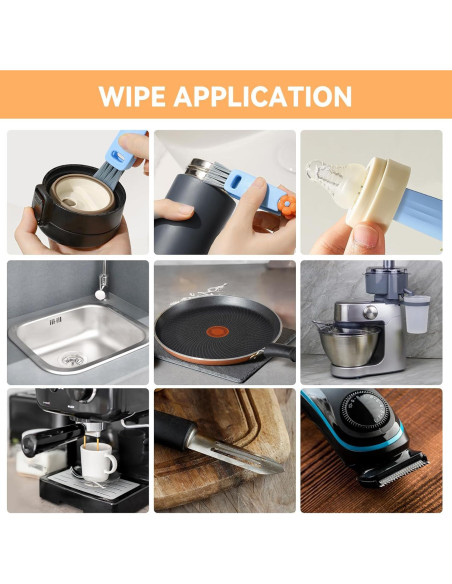 Juego de cepillos de limpieza Nodirz 3 en 1 para cocina Juego de cepillos de limpieza Nodirz 3 en 1 para cocina