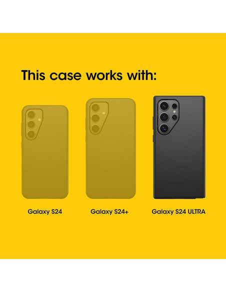 Funda OtterBox para Samsung Galaxy S24 Ultra - Negra, Delgada y Resistente