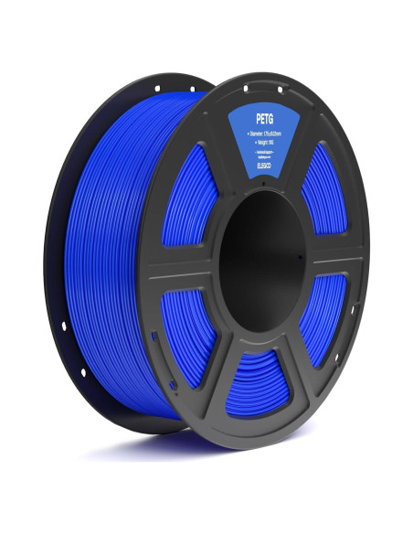 Filamento ELEGOO PETG 1.75mm Azul 1KG para Impresora 3D Filamento ELEGOO PETG 1.75mm Azul 1KG para Impresora 3D