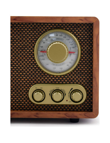 Radio Retro LoopTone DS-R08-W AM/FM Bluetooth Madera