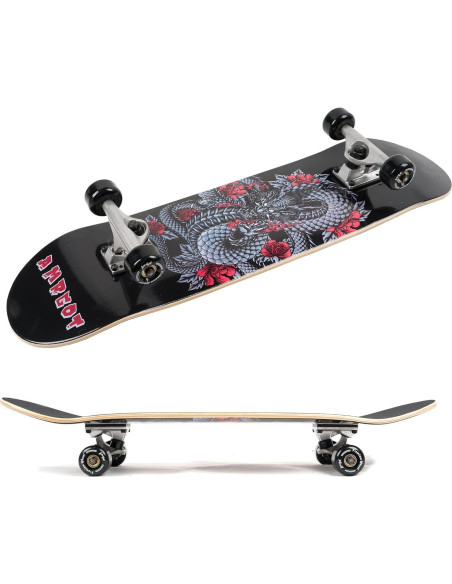 Patineta Amrgot 31x10 cm para Principiantes Dragón Patineta Amrgot 31x10 cm para Principiantes Dragón