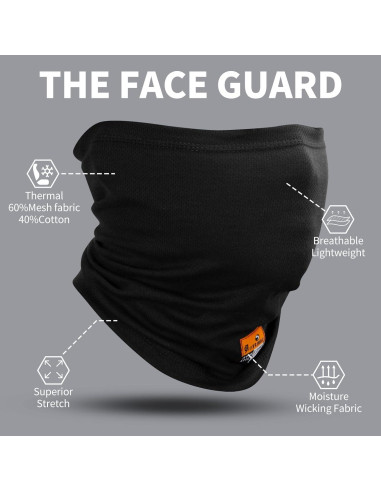 Gaiter de Cuello FR LANLFY Malla Resistente al Fuego