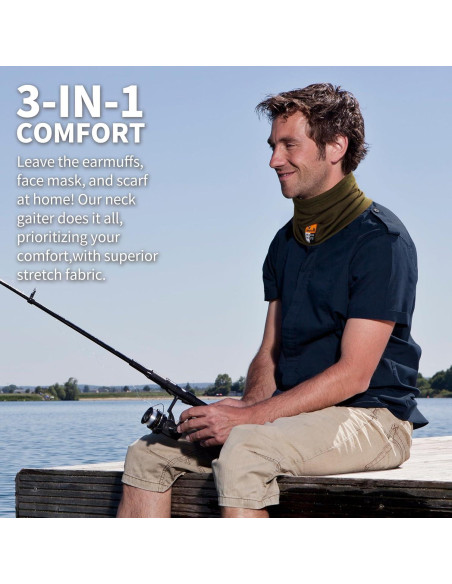 Gaiter de Cuello FR LANLFY Malla Resistente al Fuego Gaiter de Cuello FR LANLFY Malla Resistente al Fuego