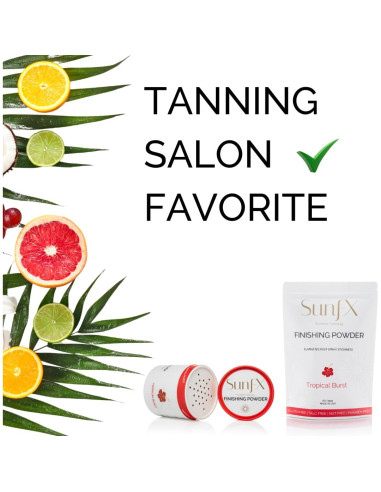 SunFX Polvo Fijador Bronceador Translucido 450g Tropical