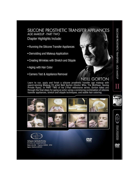 Curso de Maquillaje de Edad - Neill Gorton - Silicona Curso de Maquillaje de Edad - Neill Gorton - Silicona