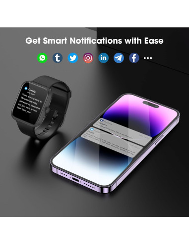 Reloj Inteligente EURANS 45mm AMOLED Fitness IP68