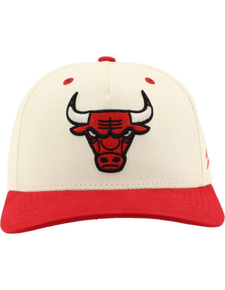 Gorra Ajustable ZHATS Chicago Bulls Marfil 3D Oficial Gorra Ajustable ZHATS Chicago Bulls Marfil 3D Oficial