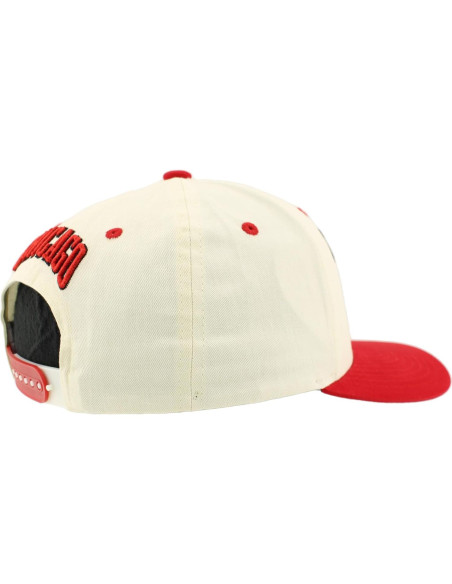 Gorra Ajustable ZHATS Chicago Bulls Marfil 3D Oficial Gorra Ajustable ZHATS Chicago Bulls Marfil 3D Oficial
