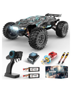 Coche RC Hosim 1:10 4WD 68KM/H Todo Terreno Negro