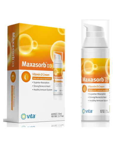 Crema de Vitamina D3 Maxasorb Vita Sciences 50 ml - Sin Parabenos