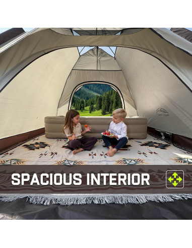 Carpa de Camping Happy Travel Pop Up 2 Personas Impermeable