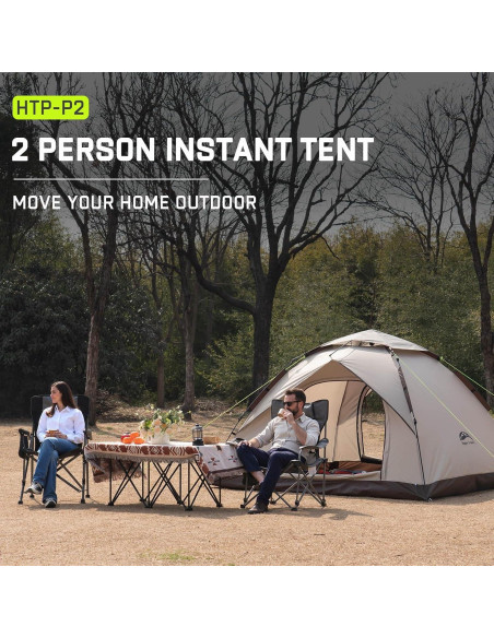 Carpa de Camping Happy Travel Pop Up 2 Personas Impermeable Carpa de Camping Happy Travel Pop Up 2 Personas Impermeable