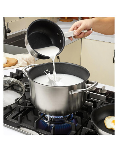 Juego de Ollas y Sartenes KOCH SYSTEME CS 10 Piezas Antiadherente