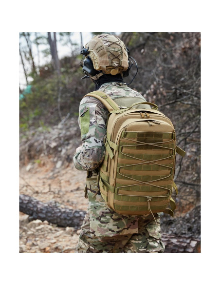 Mochila táctica ORILOOSEN 37L resistente al agua negra Mochila táctica ORILOOSEN 37L resistente al agua negra