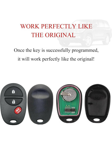 Control Remoto MechanMagic para Toyota 2007-2017 3 Botones