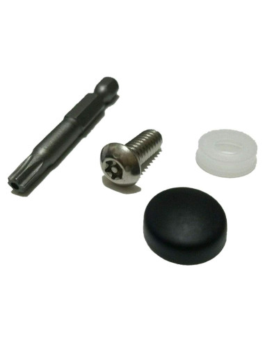 Kit de pernos antirrobo Earthtec para asiento trasero Harley